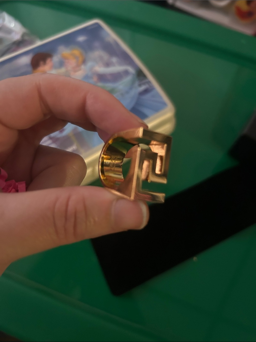 Versace Gold Versace ring size 6 - Picture 6 of 6